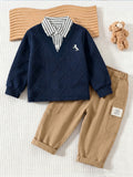 Ensemble 2 pièces d'automne pour garçons (collection 2026) – Style coréen – modèle 02